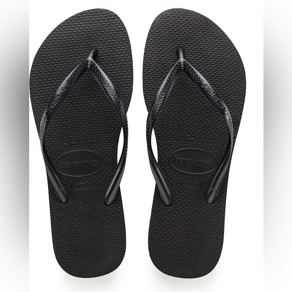 Havaianas Women’s Slim Flip Flops - Black